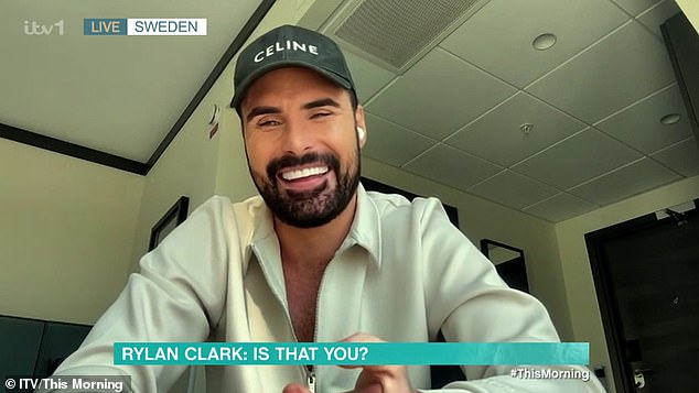 Rylan Clark was inundated with messages from people asking if he was running from police after officers posted an electronic photograph of a suspect who looked like him.