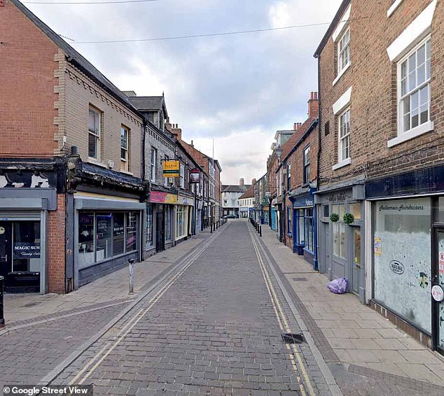 A Google Street view of Finkle Street in Selby, where the attack took place.