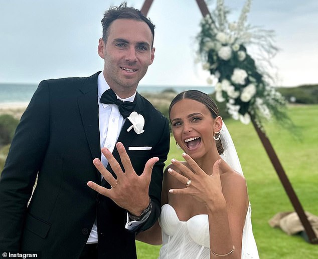 Jeremy Finlayson has revealed that his wife Kellie (pictured together) has stopped receiving chemotherapy and radiotherapy in her brave battle against terminal cancer.