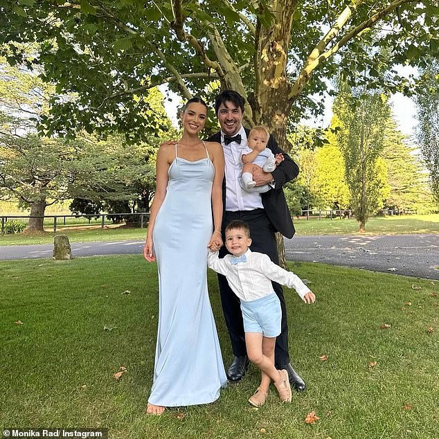 Monika and her husband, Alesandro Ljubicic, share two sons: Luka, three, and Mateo, nine months, and Monika has spoken candidly about adjusting to life with two children.