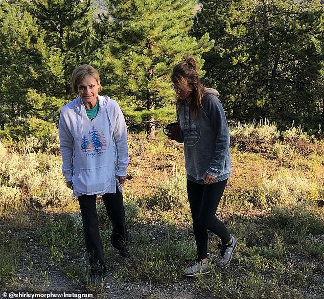 The unearthed photographs were taken during a visit by her mother-in-law and sister-in-law Kelly Gillen (left) almost two years before Suzanne disappeared on Mother's Day 2020.