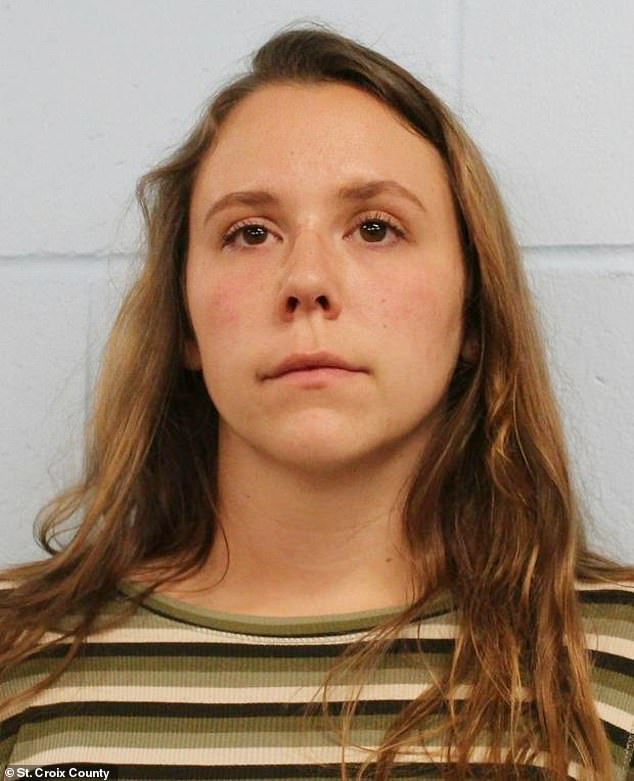 Madison Bergmann, 24, was arrested and faces a charge of first-degree child sexual assault after a parent of a fifth-grade student reported her to administrators and police at River Crest Elementary School.