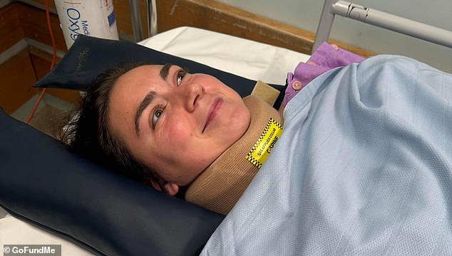 The horrific incident unfolded when Mikaela (pictured) was injured while playing rugby league for the Dalby Diehards against the Gatton Hawks in Queensland on May 12.