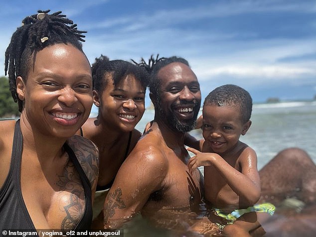 A woman fled the United States to live in the 'blue zone' of Costa Rica with her family after noticing she felt much healthier when she visited her amid her battle with cancer.