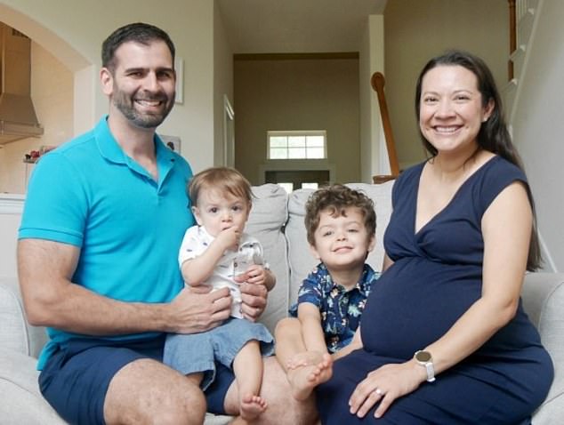 The Texas couple, both engineers, have two sons, Luke, 3, and Aaron, 18 months.