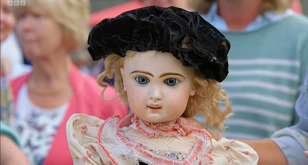 The guest revealed that the doll had been purchased in France when her grandmother was three or four years old, and Bunny estimated that it was made in 1890.