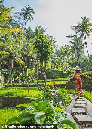 Expectation: Ubud in Bali is famous for its lush jungles, luxurious stays, vibrant markets, ancient temples and vast rice fields, which are often the backdrop for idyllic social snapshots.