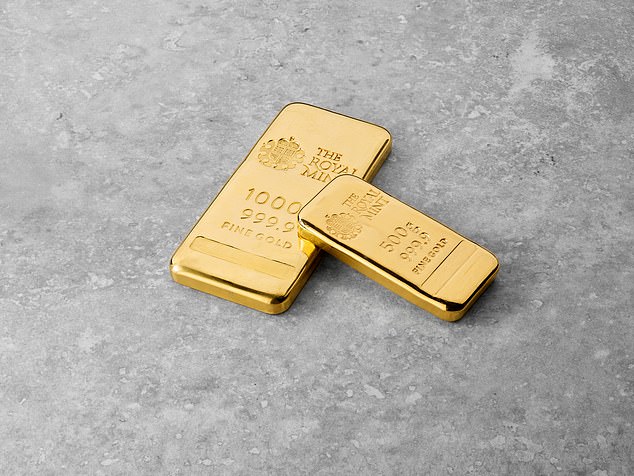 Raising the bar: The price of gold bars, including bars like these, has risen to a record high