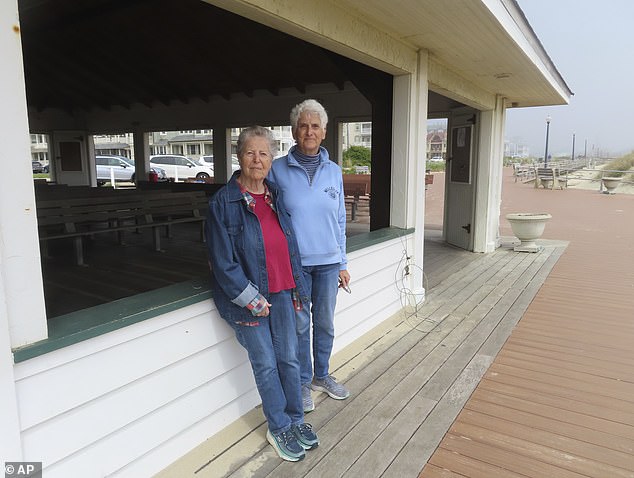 Local resident Harriet Bernstein (right, pictured with her partner, left) said: 