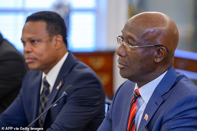 Keith Rowley (R), the Prime Minister of Trinidad and Tobago, said the danger was always present.