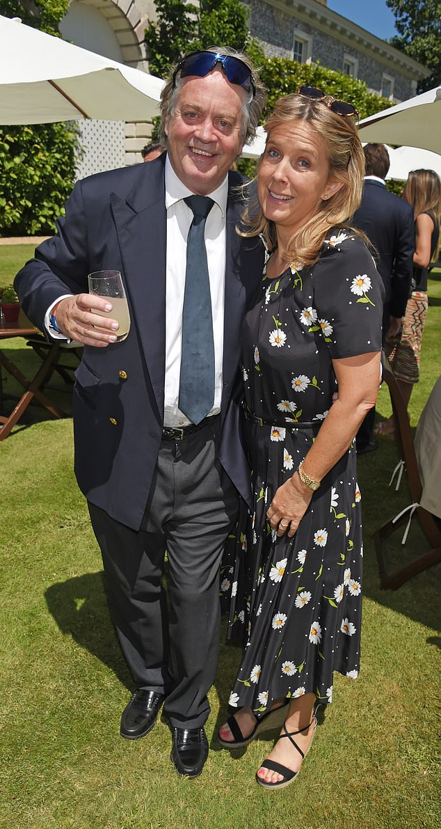 The Duke of Marlborough and Edla Griffiths (pictured) married in 2002 at Woodstock Registry Office, Oxfordshire.
