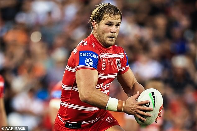Jack de Belin was removed from his NRL club, St George Illawarra, during the course of his two court cases.