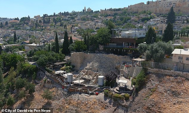 The section of wall, on the eastern slope of the City of David, was long supposed to have been built by Hezekiah, king of Judah.