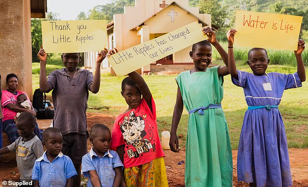 The company pledges that every bottle of wine sold will allow them to provide one year of drinking water to one person in a developing community.