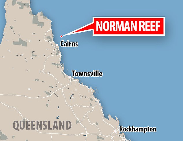 Queensland Police are currently investigating whether the woman suffered a medical episode on the reef, located 60 kilometers northeast of Cairns.