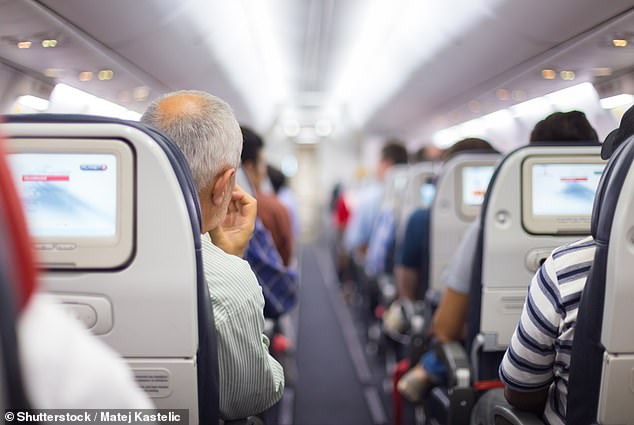 The debate over airplane etiquette continues with a new nickname emerging for passengers who sit heavily in their seats and fail to notice the person behind them (file image)