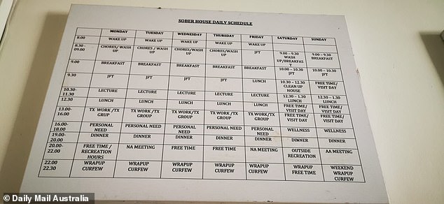 This image shows the daily routine of the patients in the asylum.