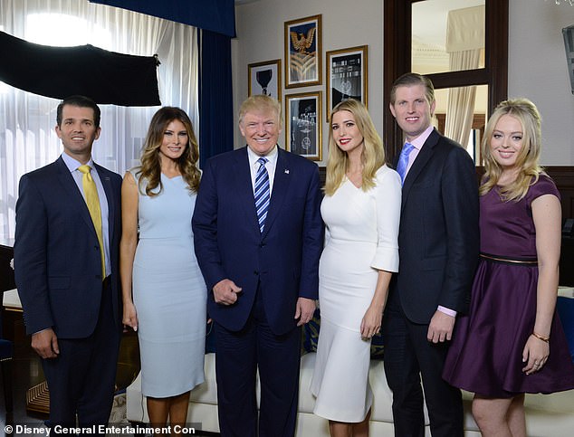 Barron has never been his half-siblings in public life, above Don Jr., Melania, Donald, Ivanka, Eric and Tiffany Trump.