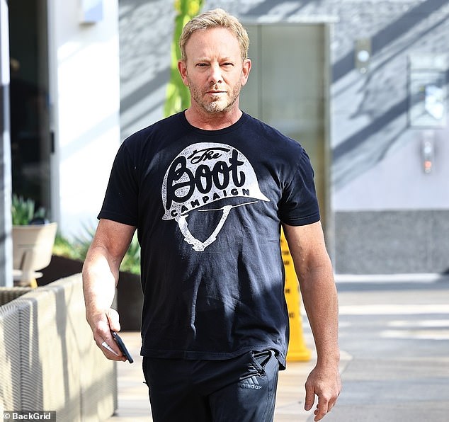 The 90210 star, 60, was photographed here heading to the gym a few days after their confrontation.