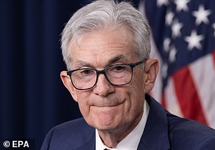 Fighting inflation: US Federal Reserve head Jerome Powell (pictured)