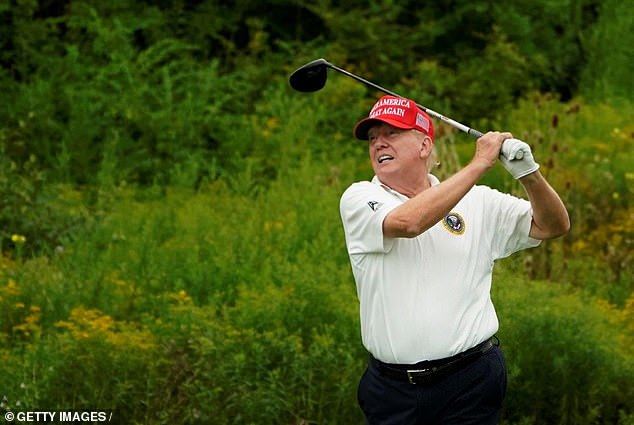 The former England captain even enjoyed a 'crazy' round of golf with the then president of the United States.