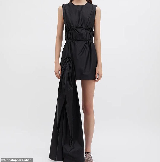 Pictured: Christopher Esber Cross Vine Mini Dress in Black ($1,295)