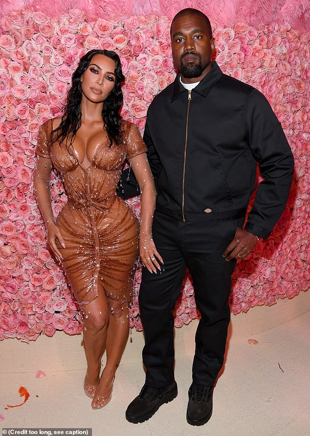 Kim and her ex-husband Kanye, 46, last attended the photo shoot together in 2019.