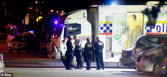 Police were called to the car park shortly after 10pm on Saturday night.