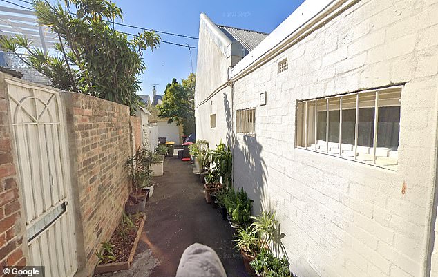 More than a dozen letters were also sent to people whose homes back onto an alley between Underwood Street and Dudley Street, ordering them to remove a community garden (pictured).