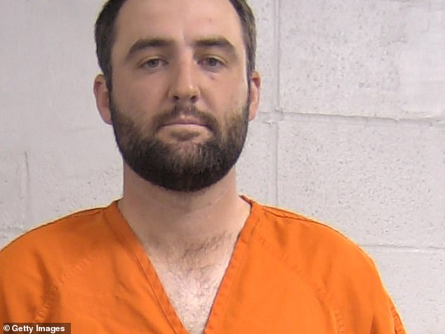 Scheffler was jailed and dressed in an orange jumpsuit after his arrest in Kentucky.