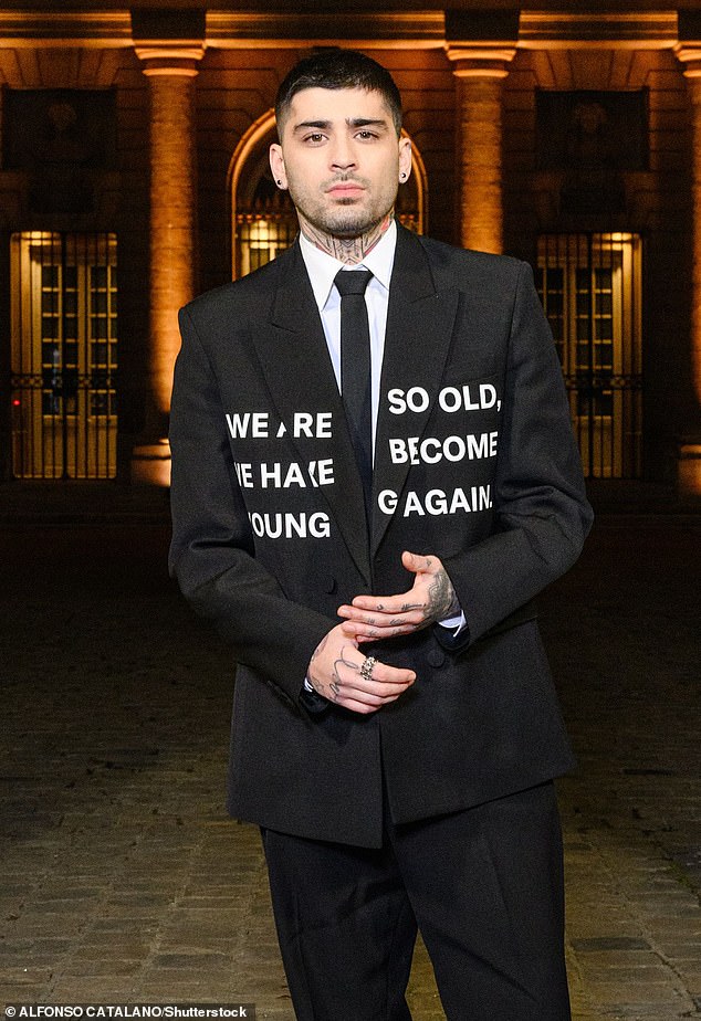 Zayn Malik left fans in complete shock when he announced his first solo concert on Instagram on Wednesday, nine YEARS after leaving One Direction (pictured in January).