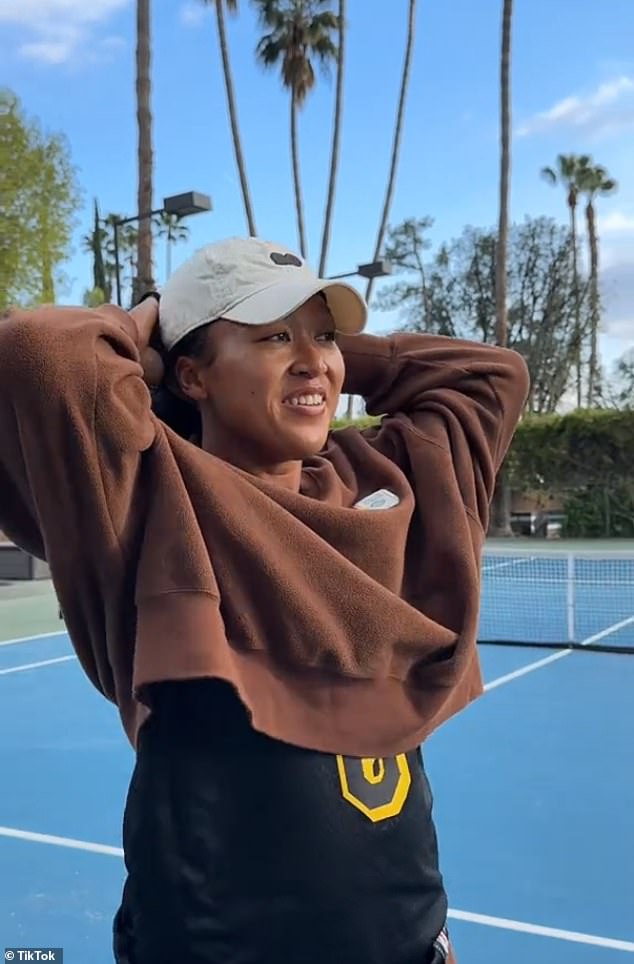 Even tennis pros are getting in on the trend, uploading cinematic videos of themselves hitting the courts in their trendiest sports outfits (pictured: professional tennis player Naomi Osaka).