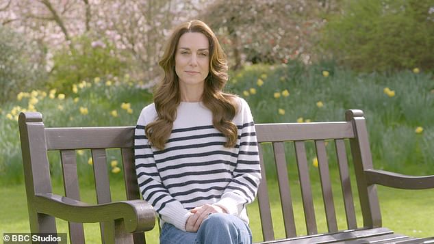 Kate has been away from the spotlight for five months after revealing in a video message that she is receiving cancer treatment