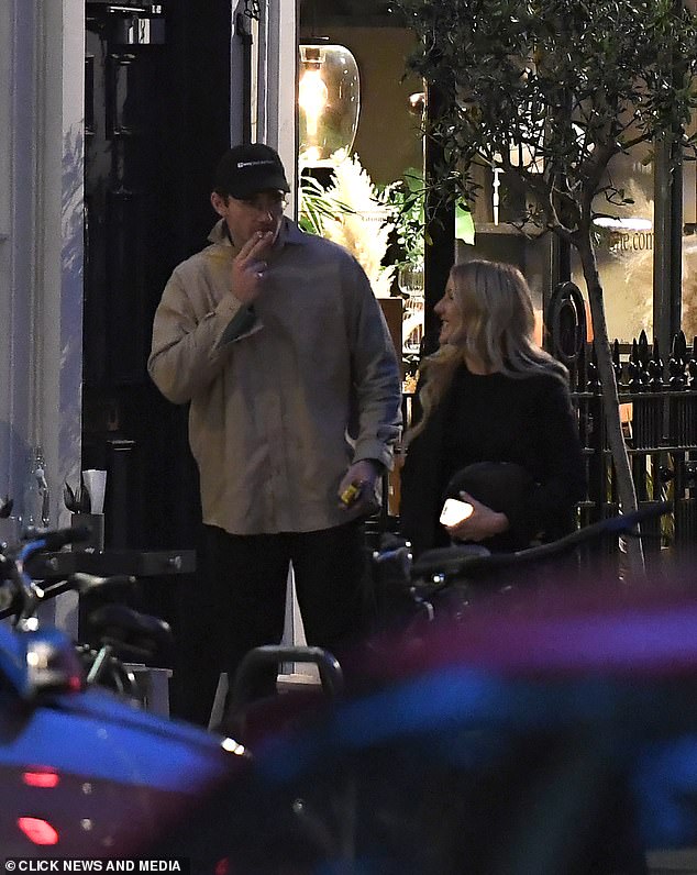 They smiled at each other as they walked down the main street.