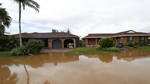 Flooding in West Ballina on March 4, 2022. Image: NewsWire / Danielle Smith.