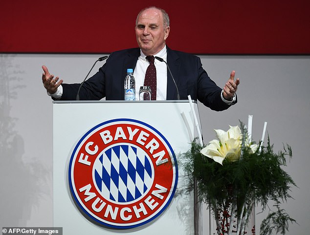 Bayern Munich executive Uli Hoeness (pictured) apparently never forgave Kroos for failing to take a penalty in the 2012 Champions League final.