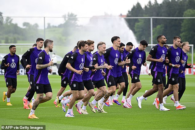 Germany has spent five days in Blankenhain but has anticipated England's arrival.