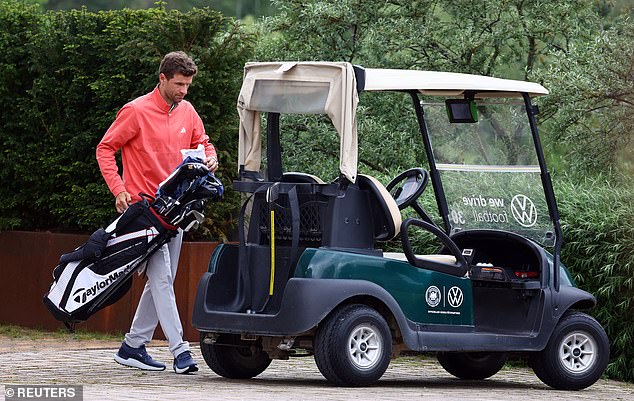 Müller took advantage of the three golf courses at the Weimarer Land Spa and Golf Resort