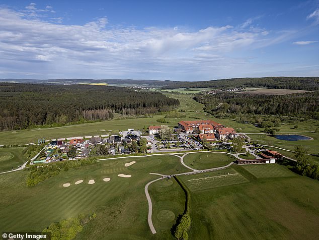 The hotel's golf courses, with around 45 holes, will keep players entertained during their free time.