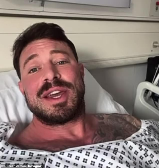 The singer took to Instagram from his hospital bed to explain that doctors were forced to correct the previous procedure, without providing further details.