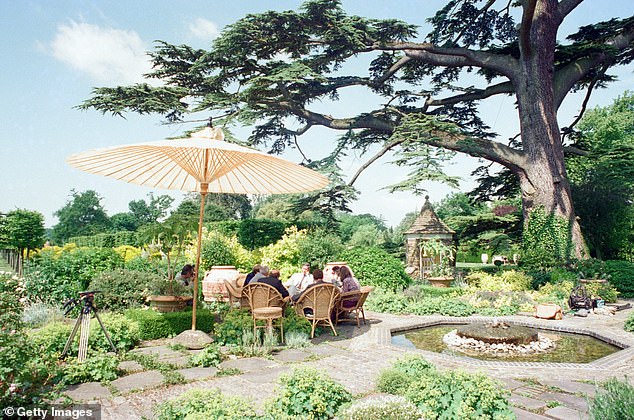 Prince Charles is interviewed by members of the Welsh press at Highgrove ahead of the 25th anniversary of his investiture, 1994.