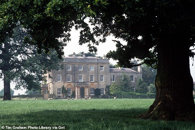 Highgrove and its gardens seen in 1986. The grounds are unrecognizable today