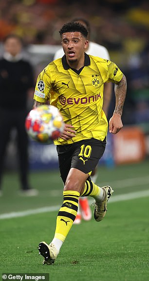 The former Chelsea player praised the way Jadon Sancho has turned his season at Dortmund around