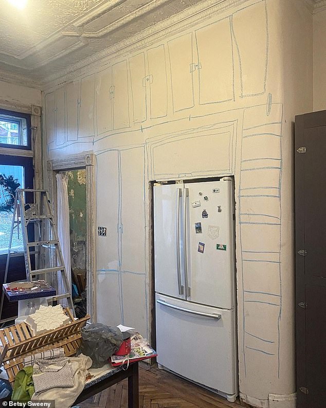 The 31-year-old used an extra loan to renovate the kitchen, poring over wallpaper samples and repairing the tin ceiling.