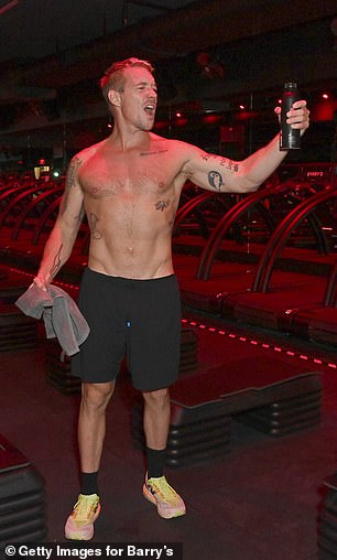 Diplo's appearance marked the completion of his collaboration with the gym for a series of Diplo's Run Club themed classes.