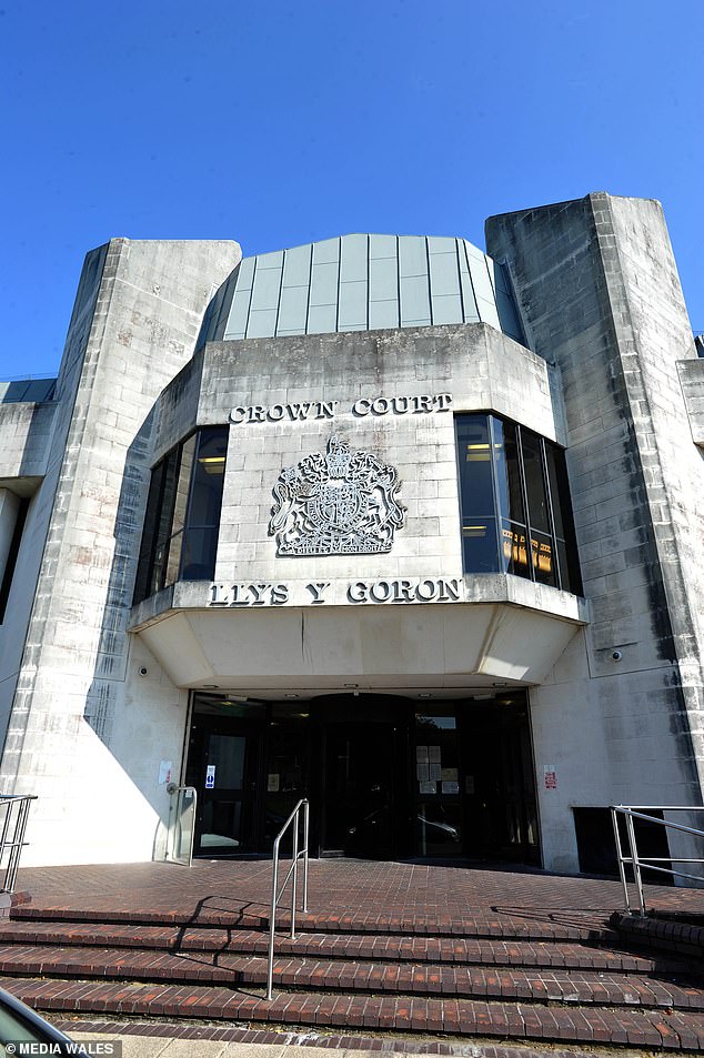 Recalling the five-day trial at Swansea Crown Court (pictured) in March, the victim said it was 