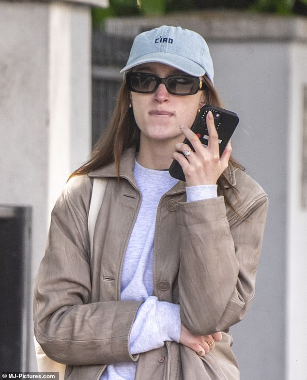 The Bridgerton actress was spotted shopping in Notting Hill.