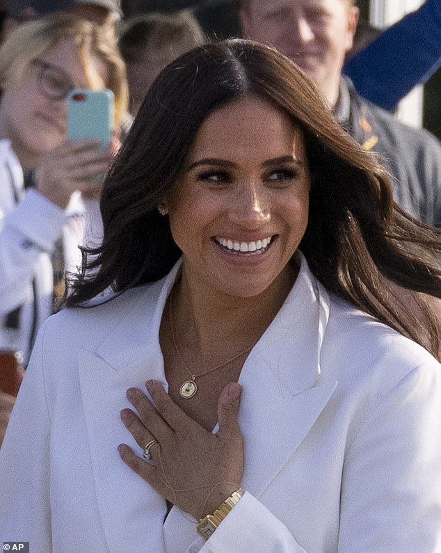 Meghan is seen at the Invictus Games in 2022, when she is believed to have last worked with Martin.