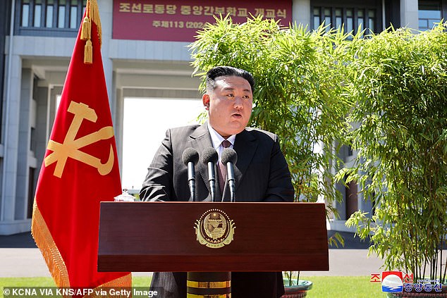 South Koreans have been warned to stay away from Kim Jong Un's trash-filled balloons (pictured), after North Korea floated 600 more through the demilitarized zone.