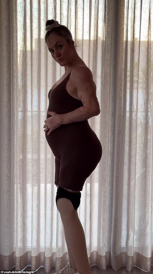 The miraculous double car accident survivor took to Instagram to share a video of her growing baby bump along with an update on her pregnancy journey.